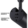 Светильник накладной NOVOTECH OVER NAIL 359222 OVER NT23 201 IP20 LED 3000К\4000К\6000К 5W/9W/13W 220V с переключателем температуры мощности черный NV-359222